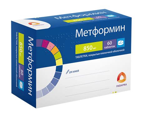 Метформин таблетки покрыт.плен.об. 850 мг 60 шт - купить, цена и отзывы ...