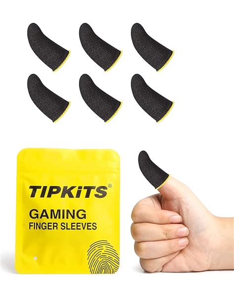 Tipkits Finger Sleeves For Gaming Thumb Sleeves Mobile Gaming For Pubg