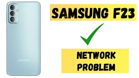 How To Fix Samsung F23 Network Problem YouTube