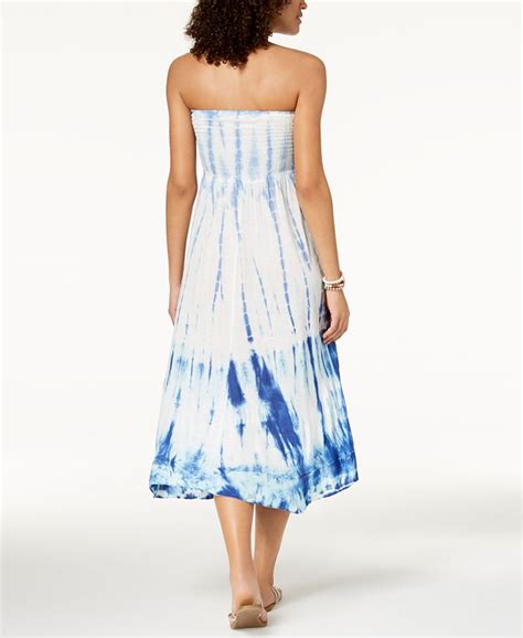 Raviya Tie Dyed Bandeau Cover Up Dress Macys