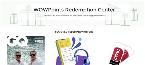How To Redeem Your Wowpoints On Help Center Perks