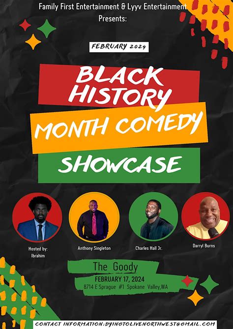Black History Comedy Showcase at the Goody Bar, The Goody Bar, Spokane