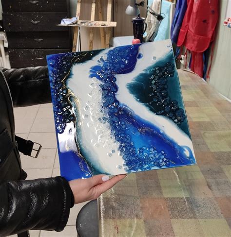 Resin art - мастер-класс картины эпоксидной смолой - мастер-классы в ...