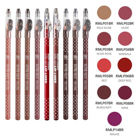 Lápis Para Lábios Rk Kiss Contorno Labial Red Deep Red NUDE MARSALA PALE NUDE ESCOLHA Shopee