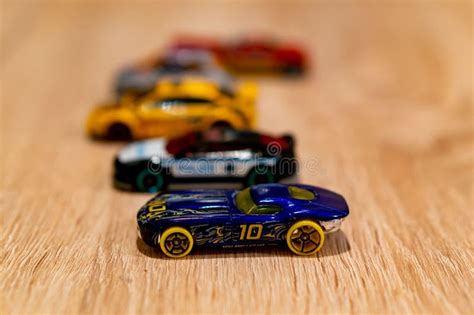 Poznan Poland Oct Mattel Hot Wheels Toy Model Race Car Stock Image Image Of