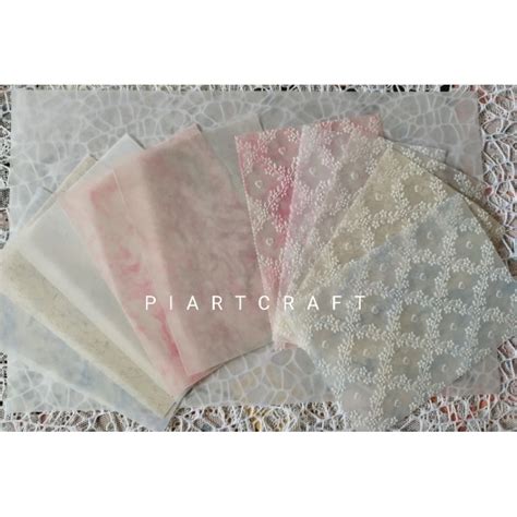 Jual Kertas Background Transparent Kalkir Isi 5 Pcs UNTUK EMBOSS