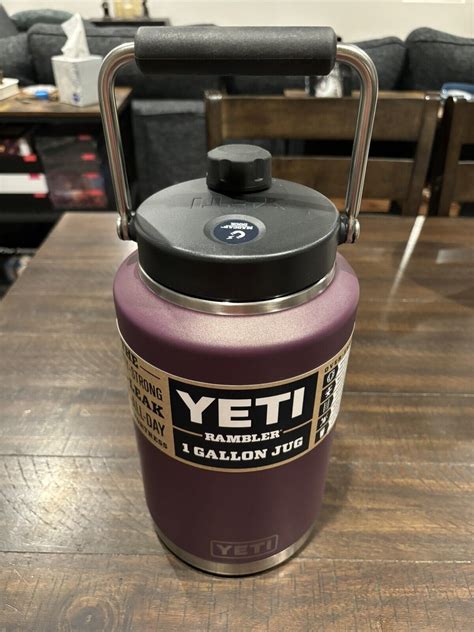 YETI Rambler 1 Gallon Jug In Nordic Purple With MagCap Insulated