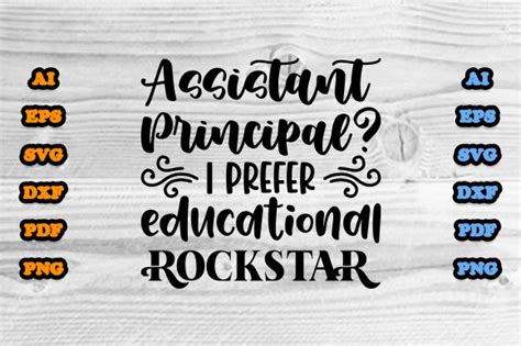 Assistant Principal I Prefer Educational Graphic By Rainbow Twist · Creative Fabrica