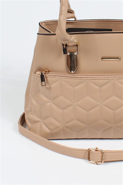 Bolsa Feminina Wk Transversal Matelass Nude