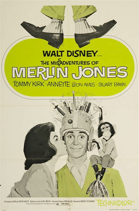 Misadventures Of Merlin Jones The Original Movie Poster Fff