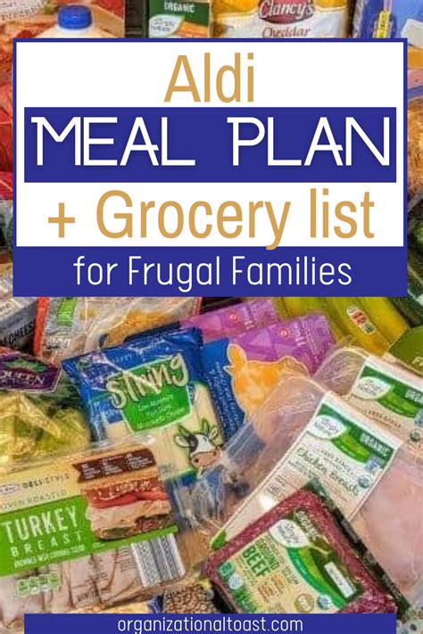 week 14 Grocery List and Meal Plan from Aldi | Aldi meal plan, Meal