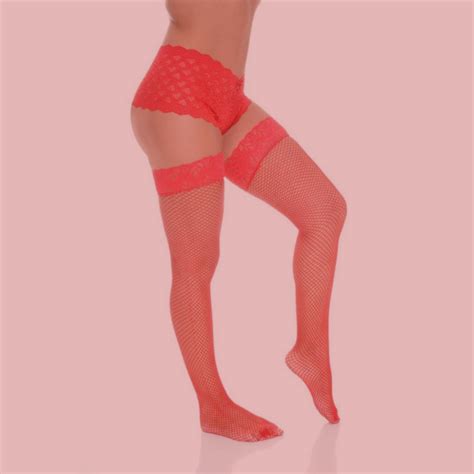 Meia Arrastão Vermelha Sex Shop Foz Verdade ou Desafio Secreto