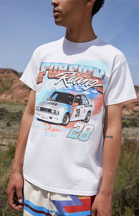 Pacsun Foreign Racing T Shirt Pacsun Pacsun Mens 90s Shirts