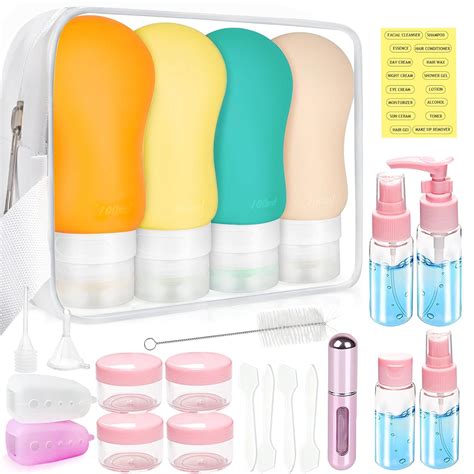 Amazon 24 Pack Travel Bottles Set For Toiletries TSA Approved