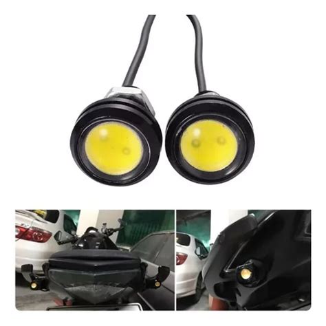 Mm Led Moto Y Coche Ojo De Guila Led Drl X Uds Meses Sin Inter S