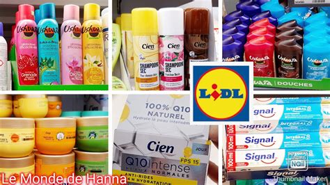 Lidl France Arrivage Cosm Tique Beaut Hygi Ne Youtube