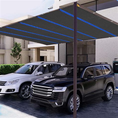 Blue Reinforced Sun Shade Cloth | UV Block Mesh Netting for Garden