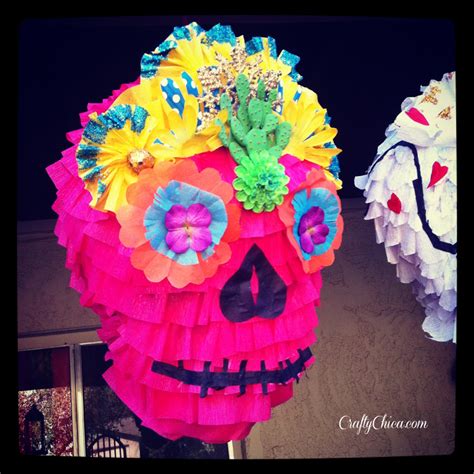 Sugar Skull Piñata Tutorial - (No Balloon!) - Crafty Chica