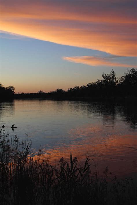 River Murray Sunset Series 1 Photograph By Carole Anne Fooks Pixels