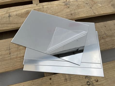 Серебряное самоклеящееся акриловое зеркало 200x300 мм | AliExpress