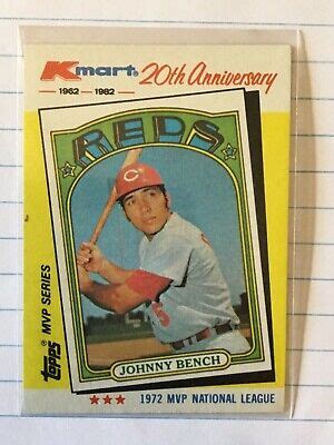 Johnny Bench Topps Th Anniversary Mvp Series Kmart Limited