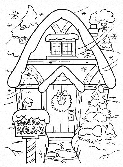 Christmas Winter Coloring Pages