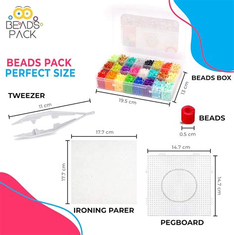 Beadspack Kit De Cuentas Fusibles Para Ni Os Con Cuentas De In