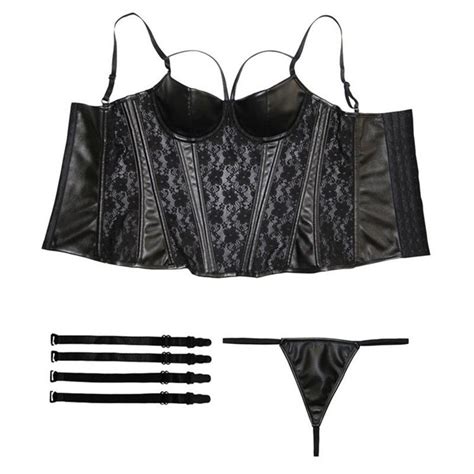 Lingerie Sexy Corset Nightwear Leather Lace Sexy Costumes Lingeries Bustiers Corset Sex Dress