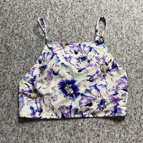 Womens Adore Me Bikini Top Size Small Padded Depop