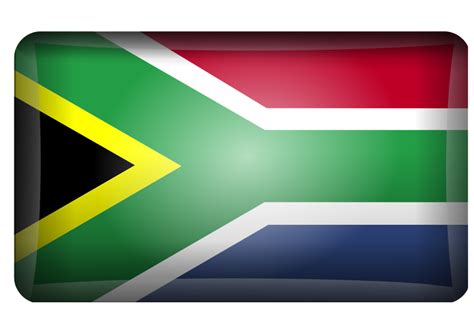 South African Flag 1 Free Vector 4vector