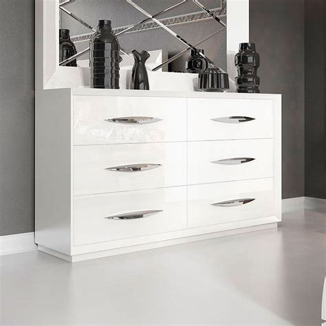 Carmen Double Dresser White Esf Furniture Furniture Cart