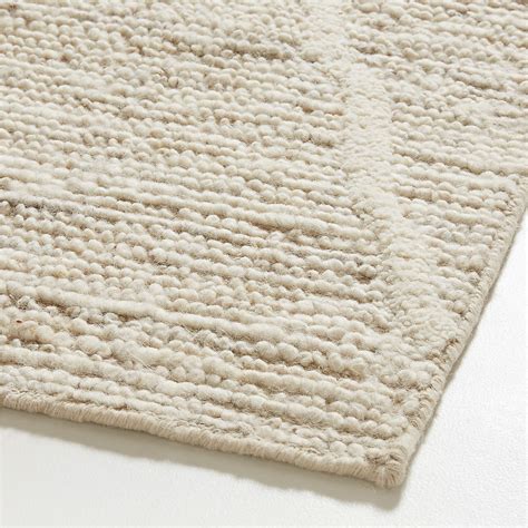 Stowe Wool Handwoven Taupe Moroccan Style Rug Swatch 12x18 Crate