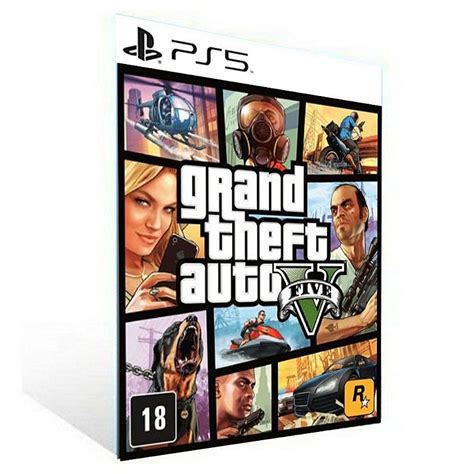 Grand Theft Auto V Gta 5 Ps5 Psn MÍdia Digital Coelho Gamer