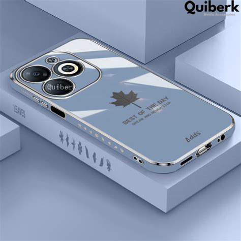 C Victoryeaglequiberk Infinix Smart Hot I Fashion Plating Case Maple Leaf Pattern