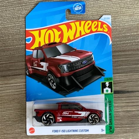 Toys Hot Wheels Ford F15 Lightning Custom Truck Hw Green Speed Hotwheels Ev 2024 Poshmark