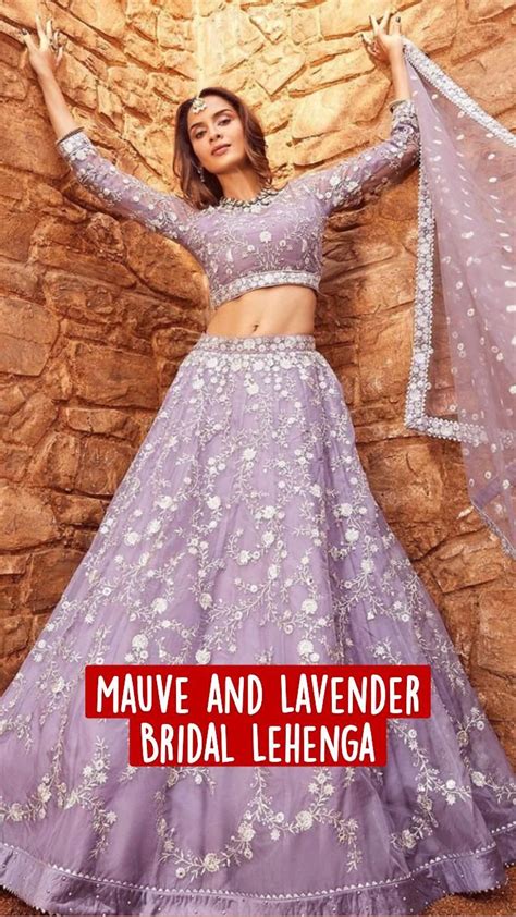 Mauve And Lavender Bridal Lehenga Pakistani Bridal Wear Purple