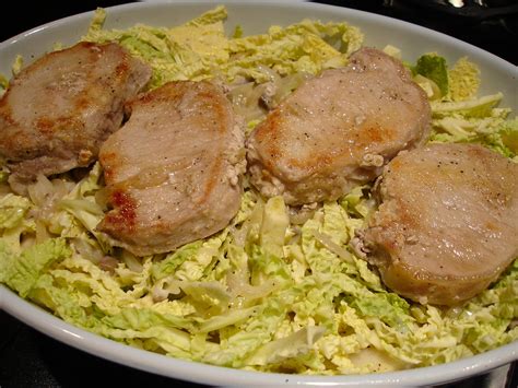 Pork Chop Cabbage Potato Casserole Before Cooking Flickr