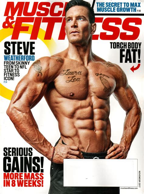 Muscle Fitness Magazine November 2017 Steve Weatherford Unknown