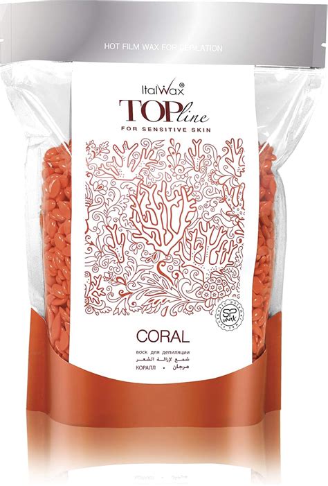 Italwax Top Line Hypoallergenic Hot Bead Wax Depilatory Waxing Pellets Solid Film Beans