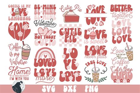 Retro Valentine SVG Bundle