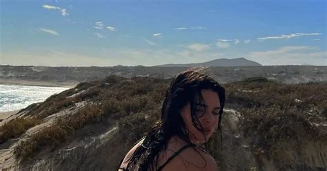 Kendall Jenner Caught In Photoshop Fail As She Strips To Tiniest Thong Bikini Ever Daily Star