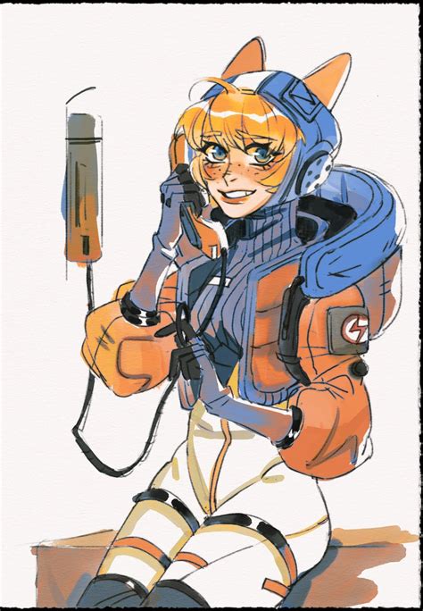 Wattson Apex Legends Drawn By Lazyer Danbooru