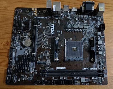 Msi b450m pro-m2 motherboard, Computers & Tech, Parts & Accessories ...