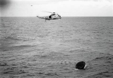 Apollo 11 Spacecraft Seconds After Splashdown By Science Photo Library