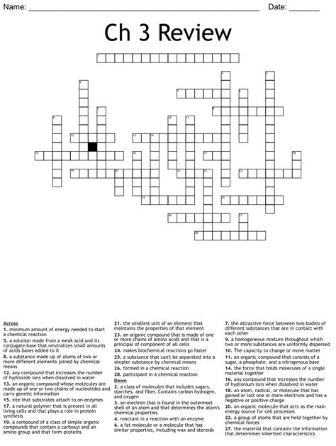 Ch 5 Fingerprint Crossword Review Prntbl Concejomunicipaldechinu Gov Co