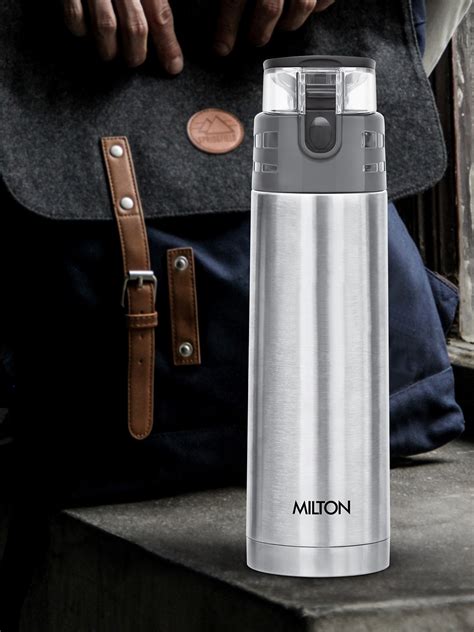 Buy Milton Silver Atlantis Thermosteel Hot And Cold Bottle Ml Water Bottle For Unisex