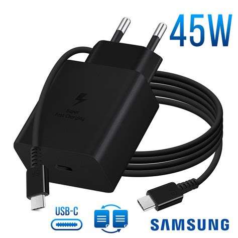 Chargeur Secteur Original Samsung Usb C W C Ble Usb C Pour Samsung