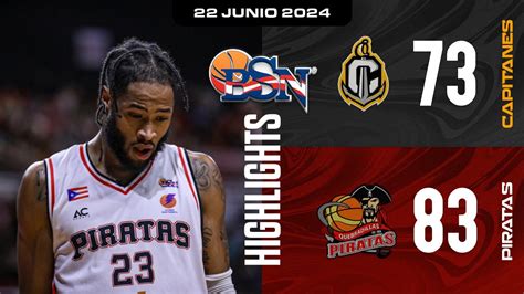 Capitanes De Arecibo Vs Piratas De Quebradillas Mejores Jugadas