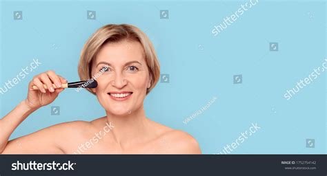 Naked Beautiful Blonde Mature Woman Standing Stock Photo 1752754142 Shutterstock