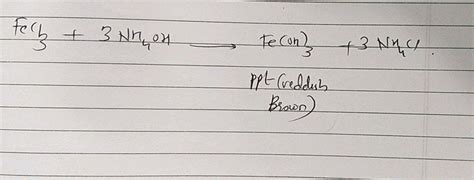 State Your Observations When Ammonium Hydroxide Solution Is Added Drop